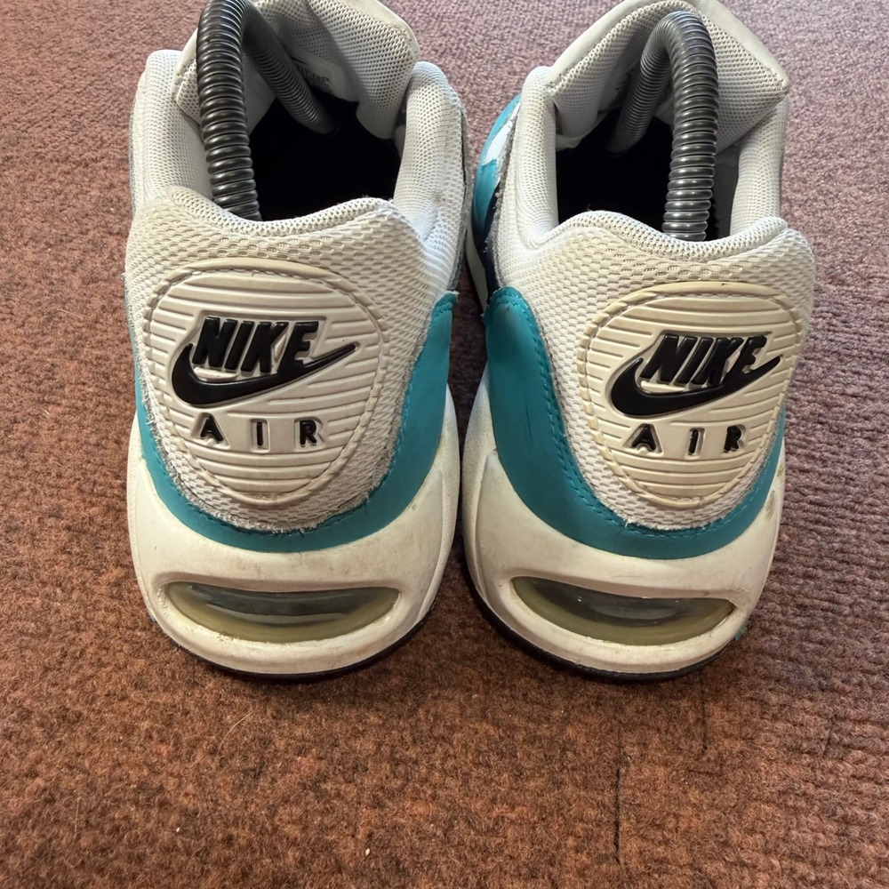 Nike Women's Air Max Sneakers in White, Teal & Black - Picture 4 of 12